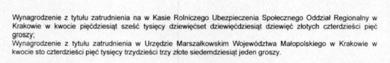 oswiadczenie majatkowe 2 - Łukasz Kmita zarabiał w zeszłym roku średnio 19 tysięcy miesięcznie na publicznych posadach